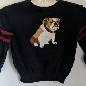 Boys blue dog sweater